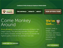 Tablet Screenshot of mostlymonkeys.org